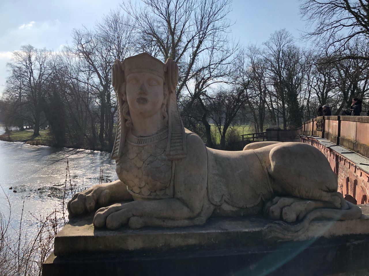 STATUE AGAINST SKY