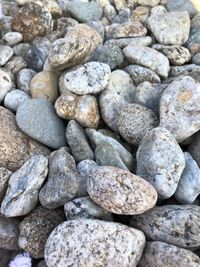 Full frame shot of stones