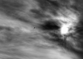 Low angle view of cloudy sky