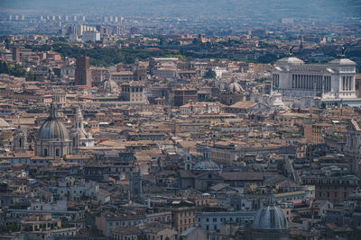 High angle view of a city