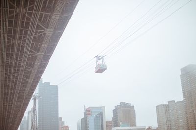 Low angle view of skyscrapers