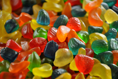 Full frame shot of colorful candies