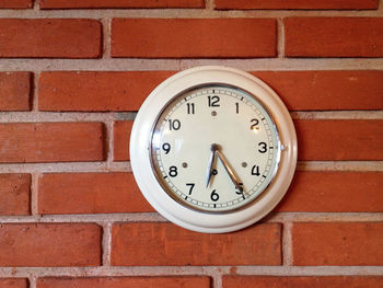 Close-up of clock