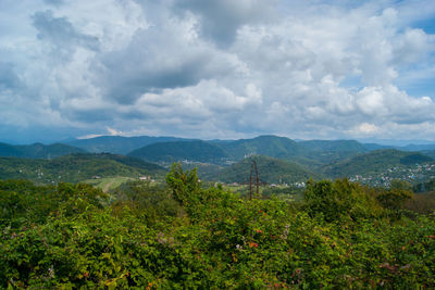 Scenic view of landscape against sky
