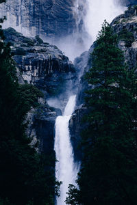 Scenic view of a waterfall