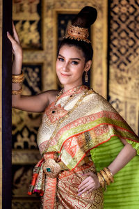 Portrait of a smiling young woman