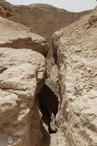 View of rock formation