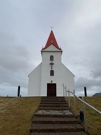 Low angle view of building against sky