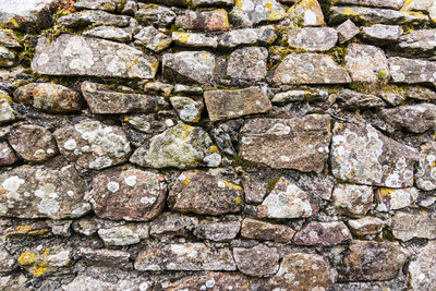 Full frame shot of stone wall