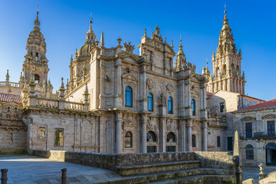 Low angle view of historic building