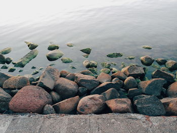 Stones on beach