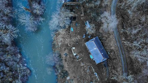 Full frame shot of blue water