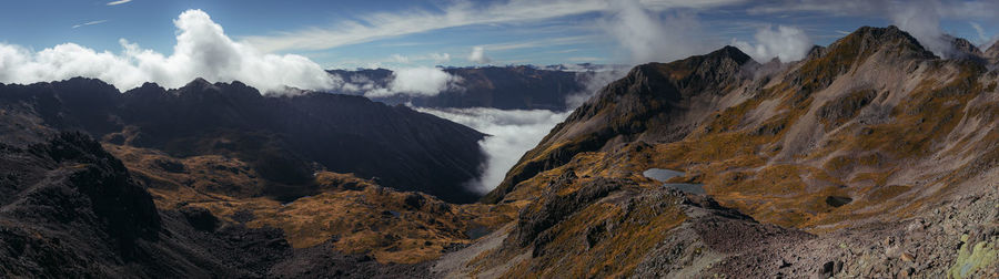 Panoramic view of landscape against sky