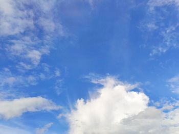 Low angle view of clouds in sky