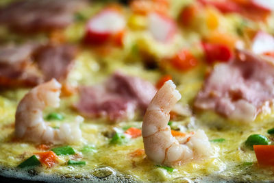 Close-up of pizza