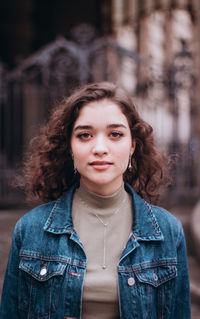 Portrait of a beautiful young woman