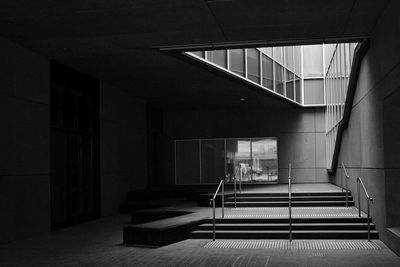 Monochrome of a corner of a building