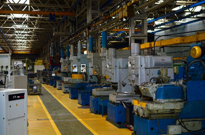 Interior of factory