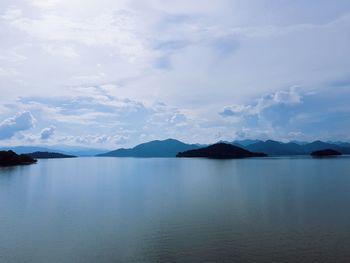 Panoramic view of sea against sky