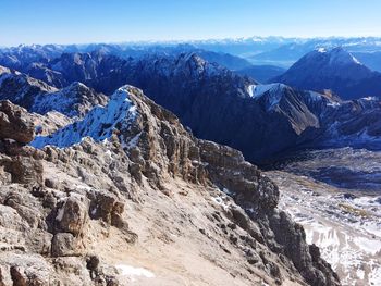 Scenic view of mountains