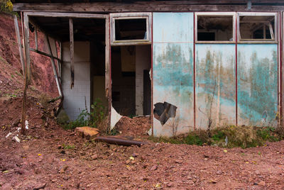 View of an abandoned building