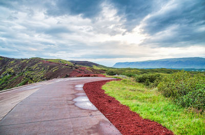 Scenic view of landscape against sky