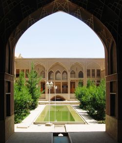 View of entrance of building