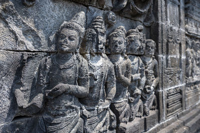 Sculpture of old buddha statue