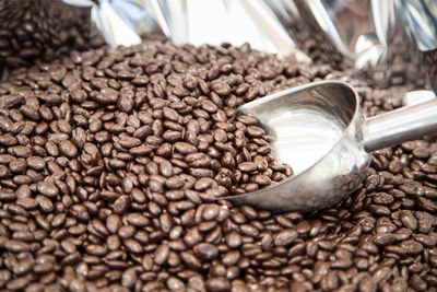 Close-up of coffee beans