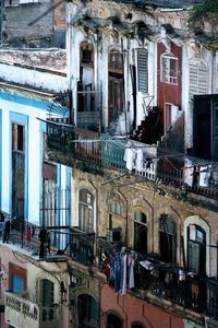 Low angle view of residential building