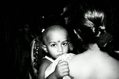 Portrait of cute girl