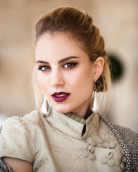 Portrait of beautiful woman
