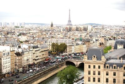 View of cityscape against sky