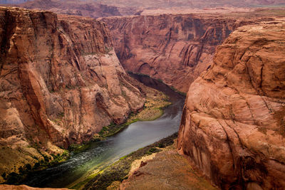 Scenic view of mountain range