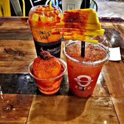 Close-up of drink on table