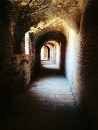 Corridor of historic building