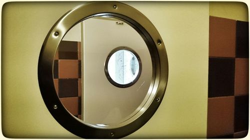 Close-up of object on wall