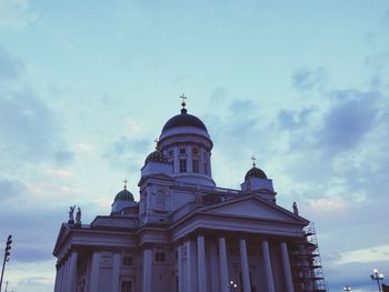 Low angle view of church