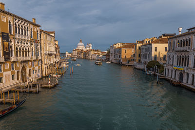 Boats in canal