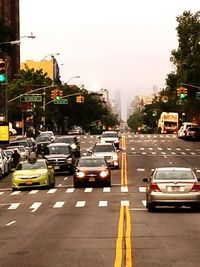 Traffic on city street