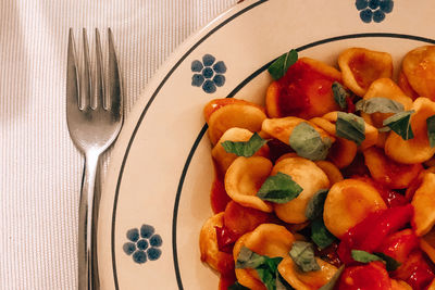 Typical italian pasta in puglia