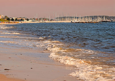 View of city at waterfront