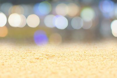 Defocused image of sand