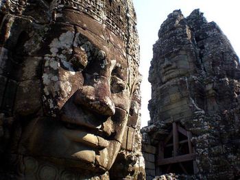 Low angle view of a temple