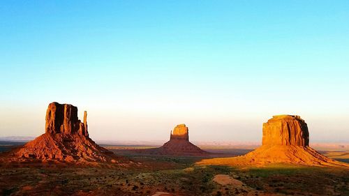 View of rock formation