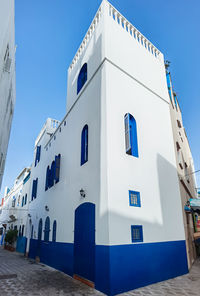 White washed buildings in the old medina of asilah