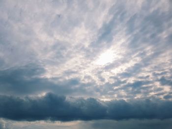 Low angle view of sky
