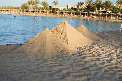 Scenic view of beach