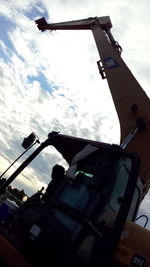 Low angle view of building against sky