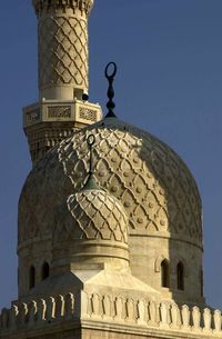 Low angle view of historical building against sky
